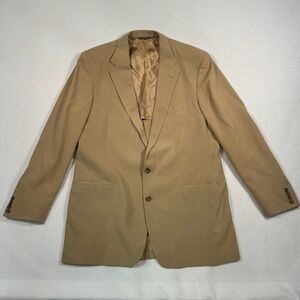 John Weitz Blazer Suit Jacket Mens Size 48L* Tan